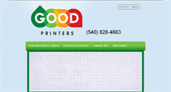 Desktop Screenshot of goodprinters.com